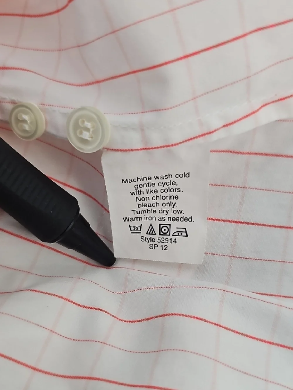 J Crew Long-Sleeve Pink Stripe Button-Up Shirt Size S
